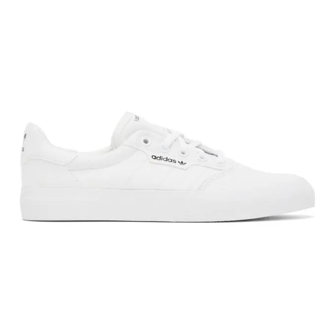 adidas Originals White 3MC Sneakers