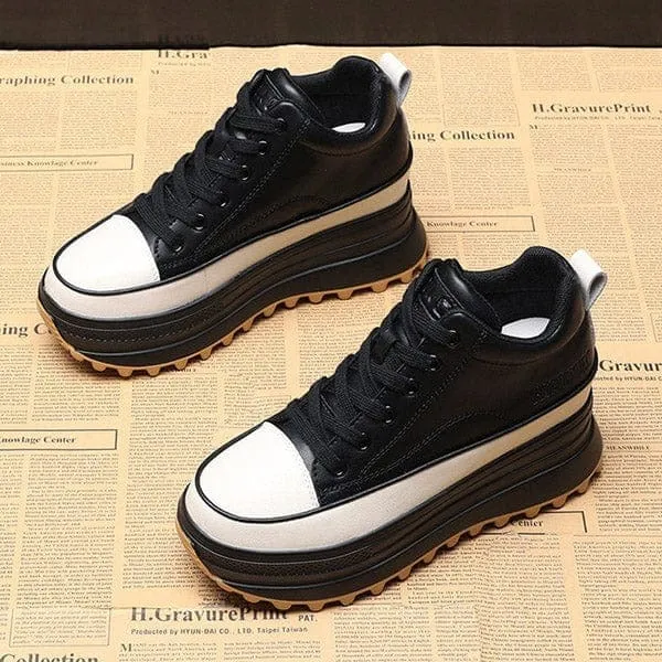 Blaise Ridged Platform Sneakers
