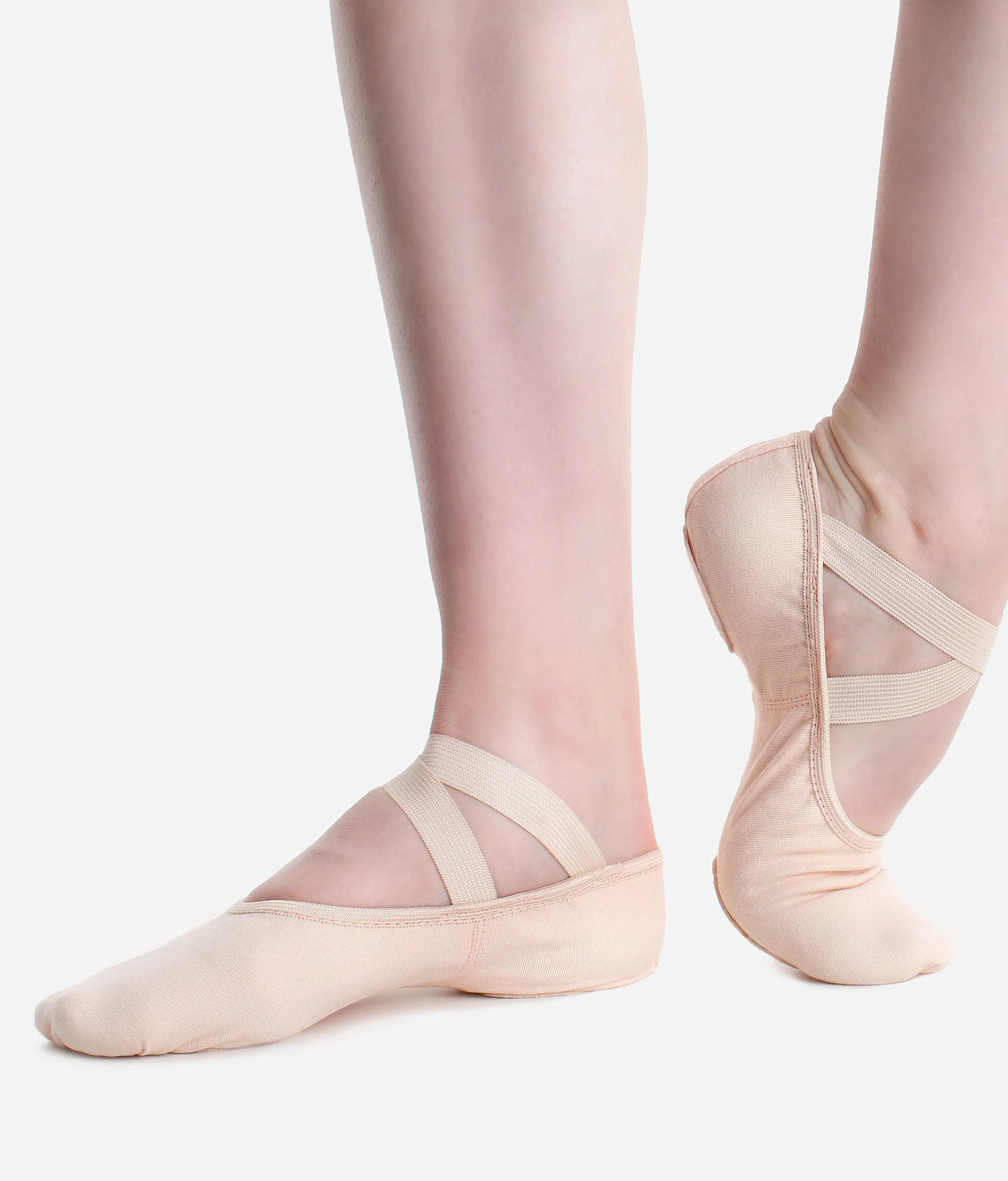 Children Stretch Canvas Ballet Shoes - VEGAN SD16VG