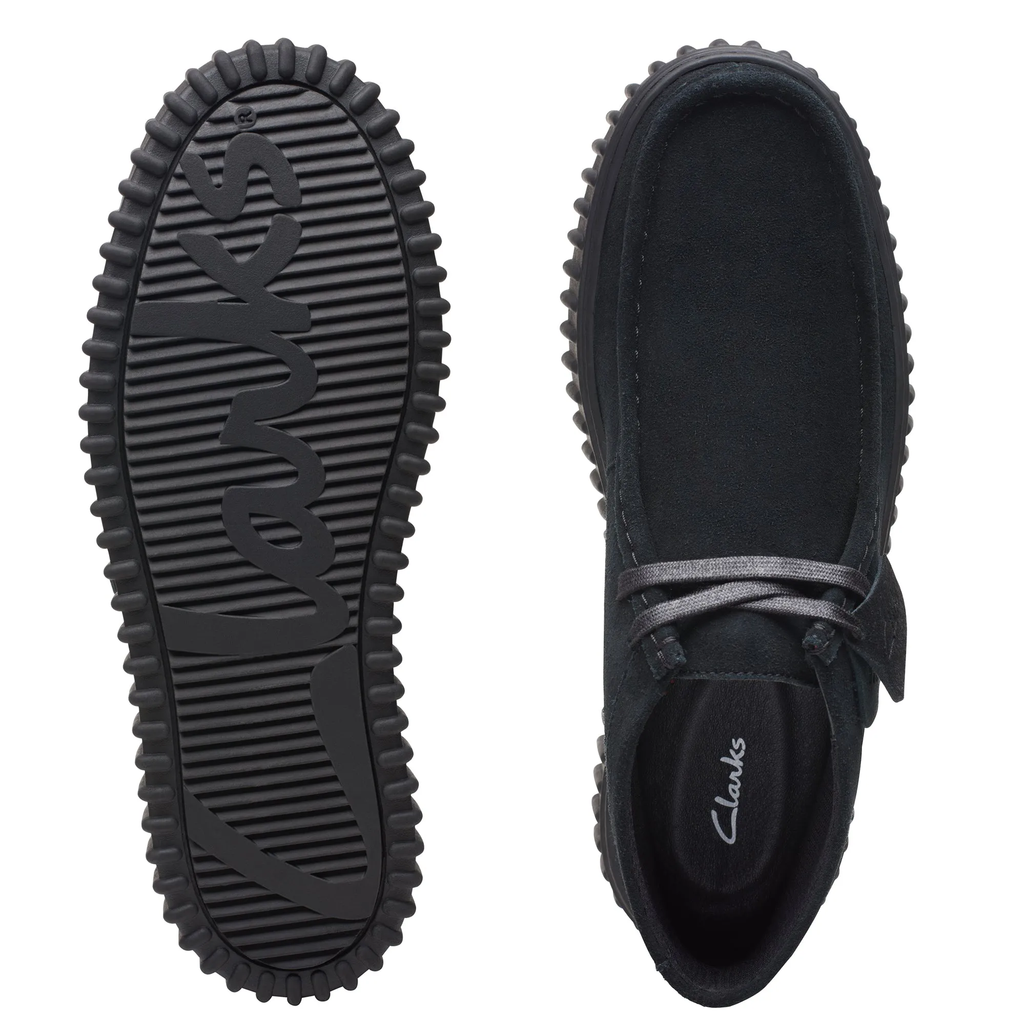 Clarks Originals Torhill Hi Suede Boots Black