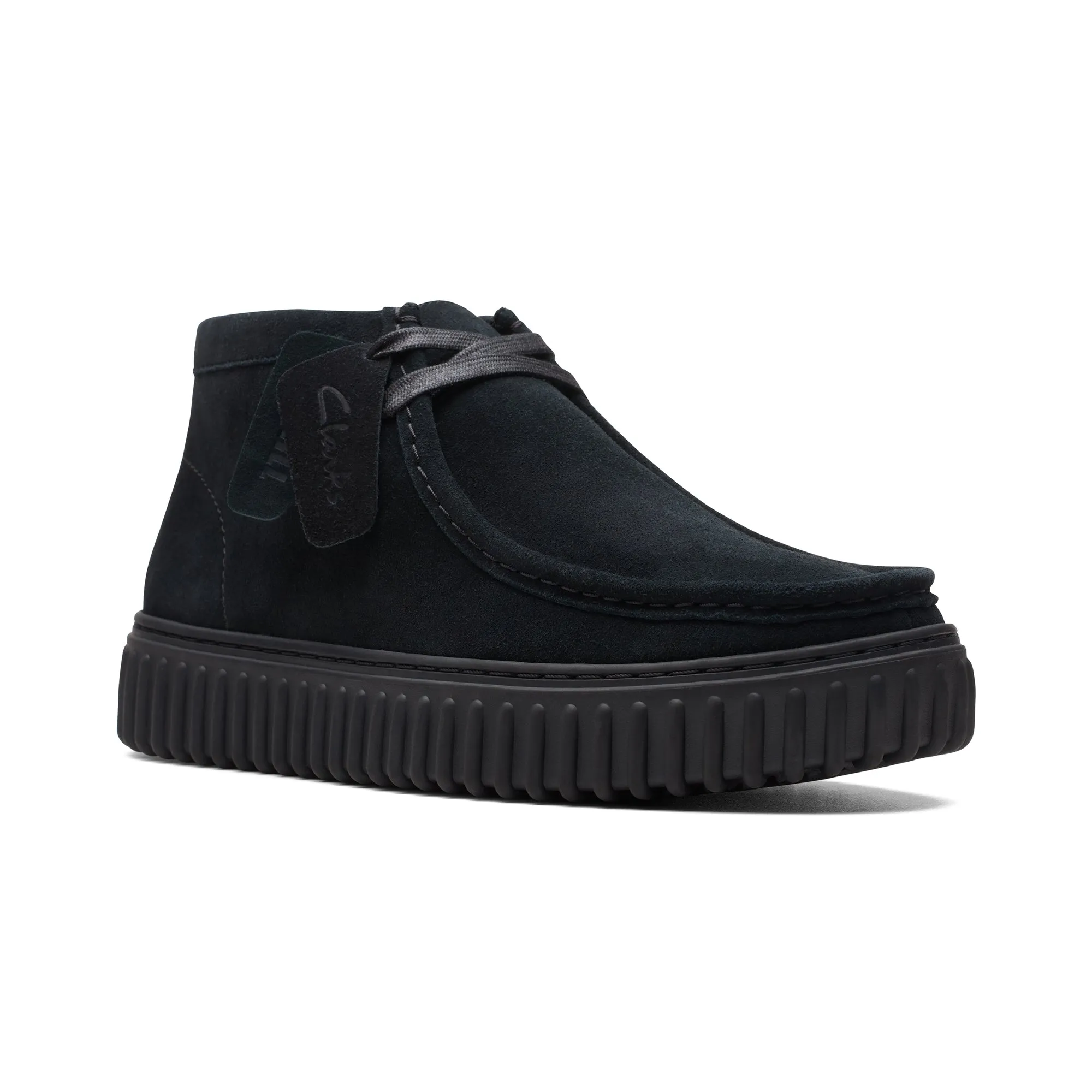 Clarks Originals Torhill Hi Suede Boots Black