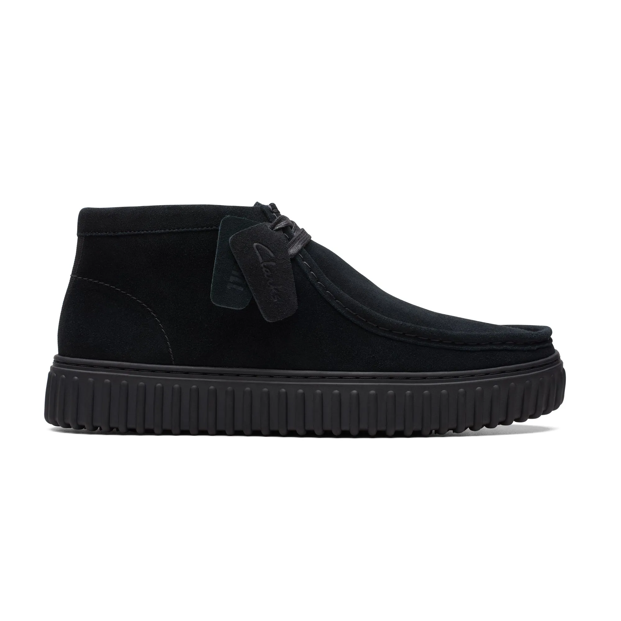 Clarks Originals Torhill Hi Suede Boots Black