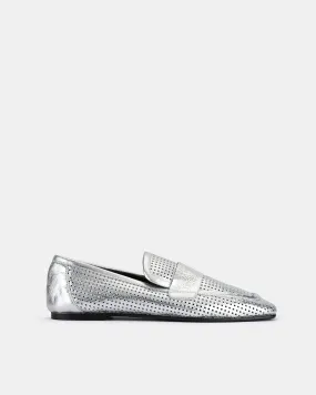 DOF Studios Emilia Loafer - Silver Leather