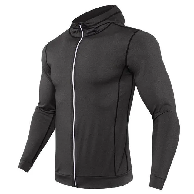 Long Sleeve Zipper Running T Shirt