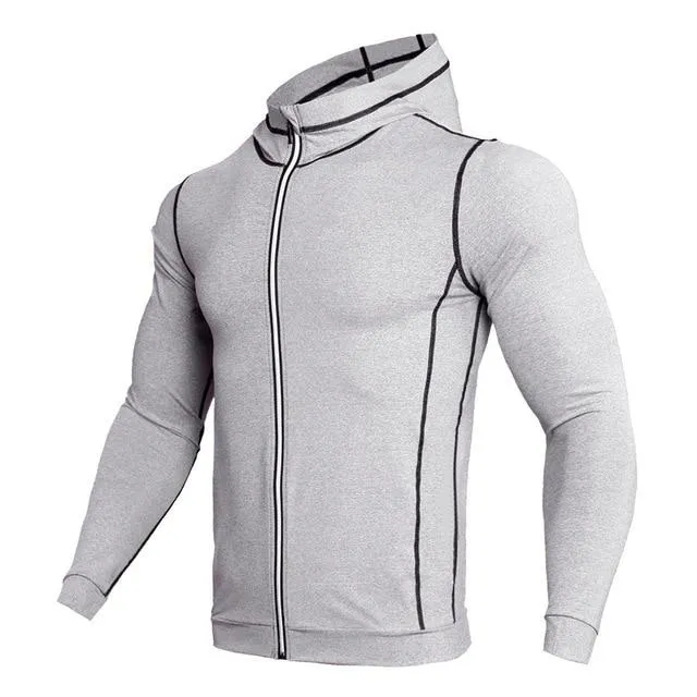 Long Sleeve Zipper Running T Shirt
