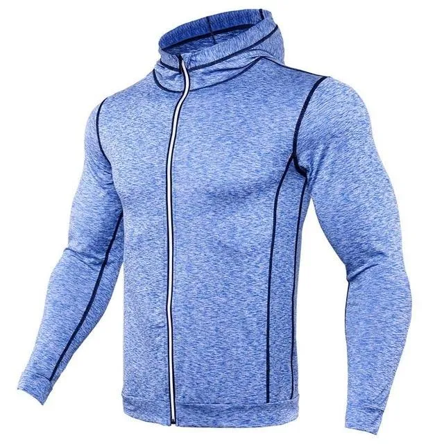 Long Sleeve Zipper Running T Shirt