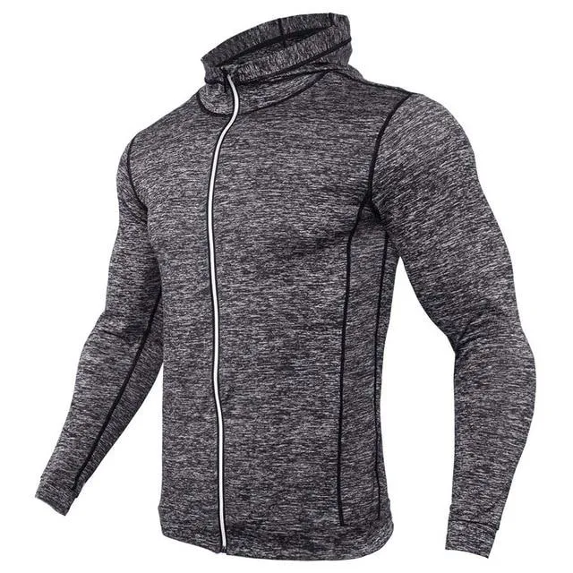 Long Sleeve Zipper Running T Shirt