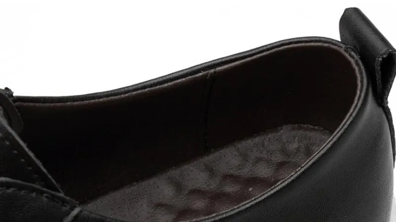 Men's Genuine Leather Breathable Flats | Plus Size