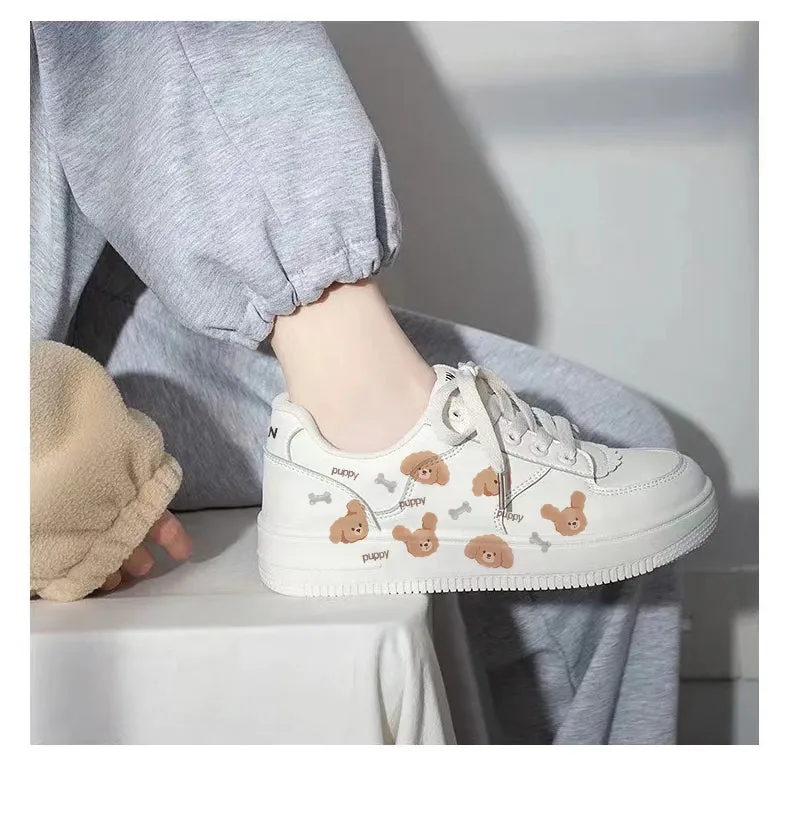 Original Design Cartoon Puppy All-match Sneakers