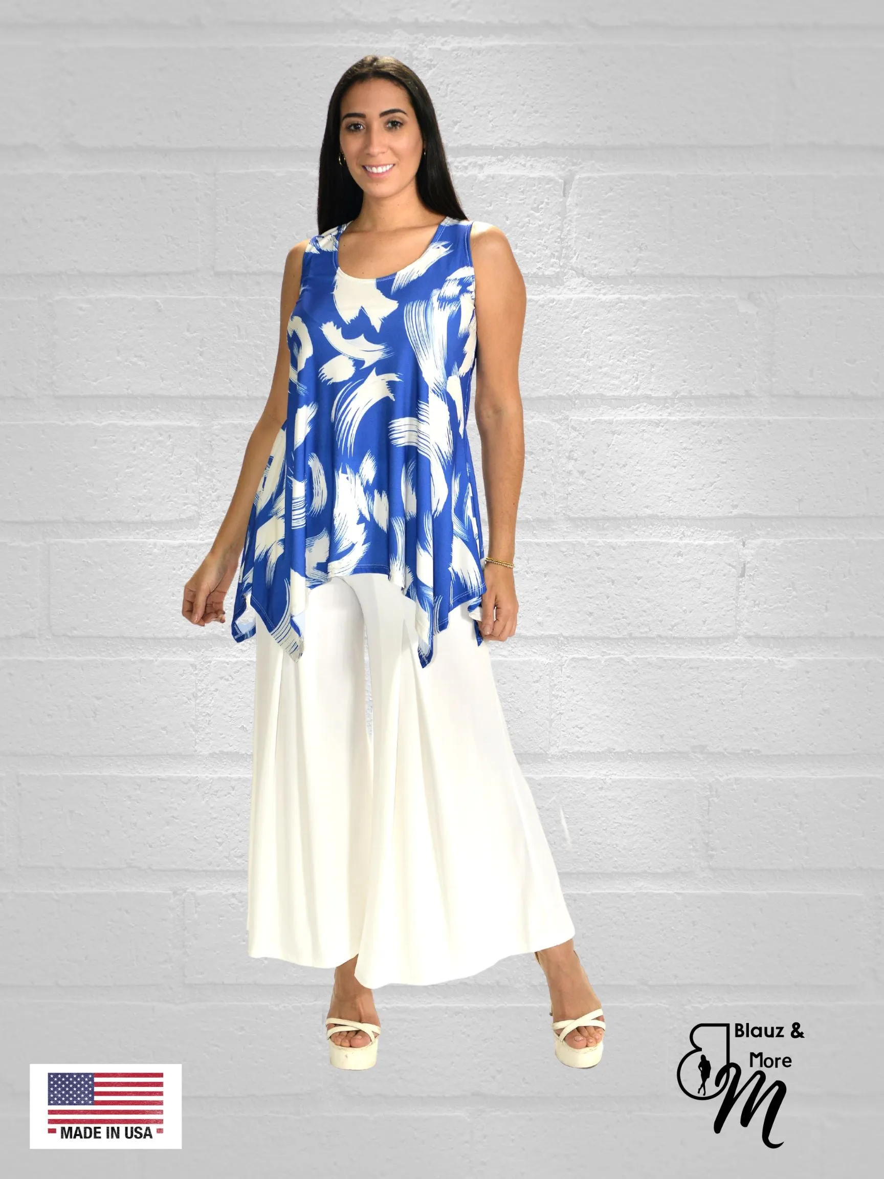 Pull On Pleated Front Gaucho - P031