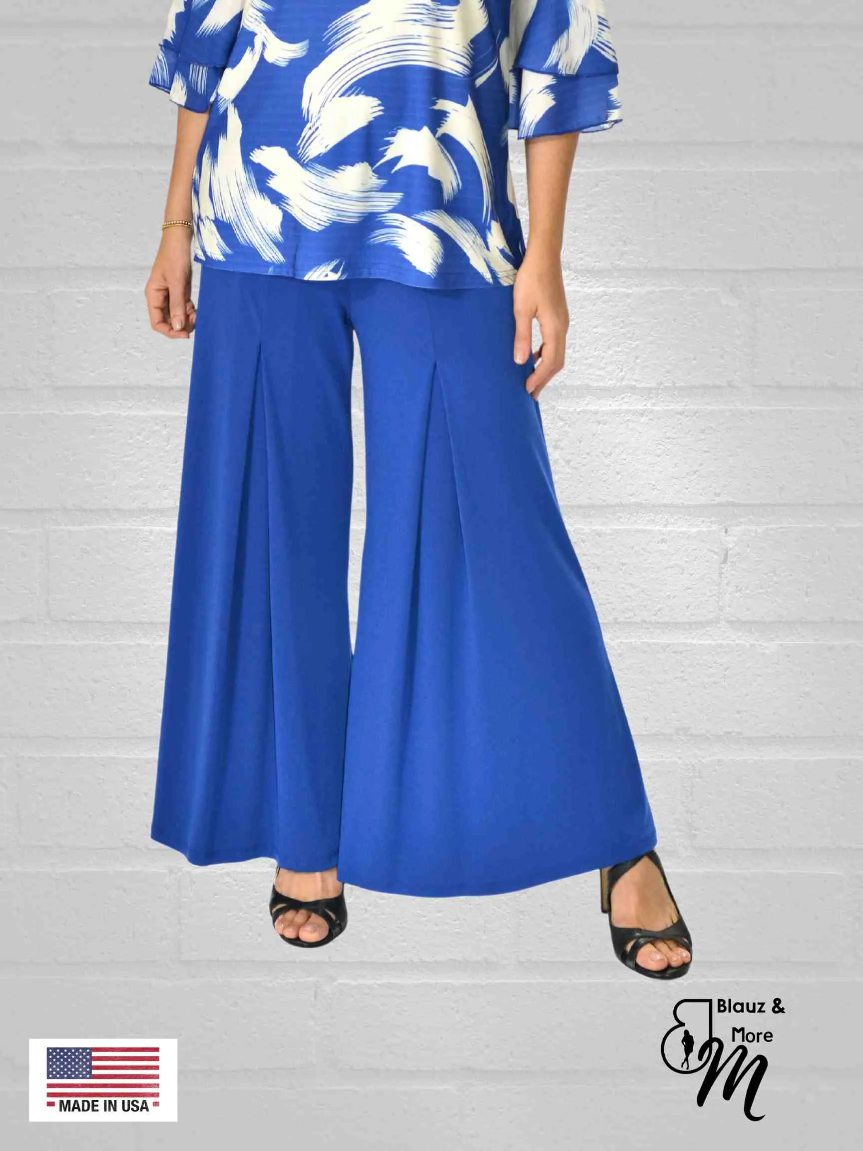 Pull On Pleated Front Gaucho - P031