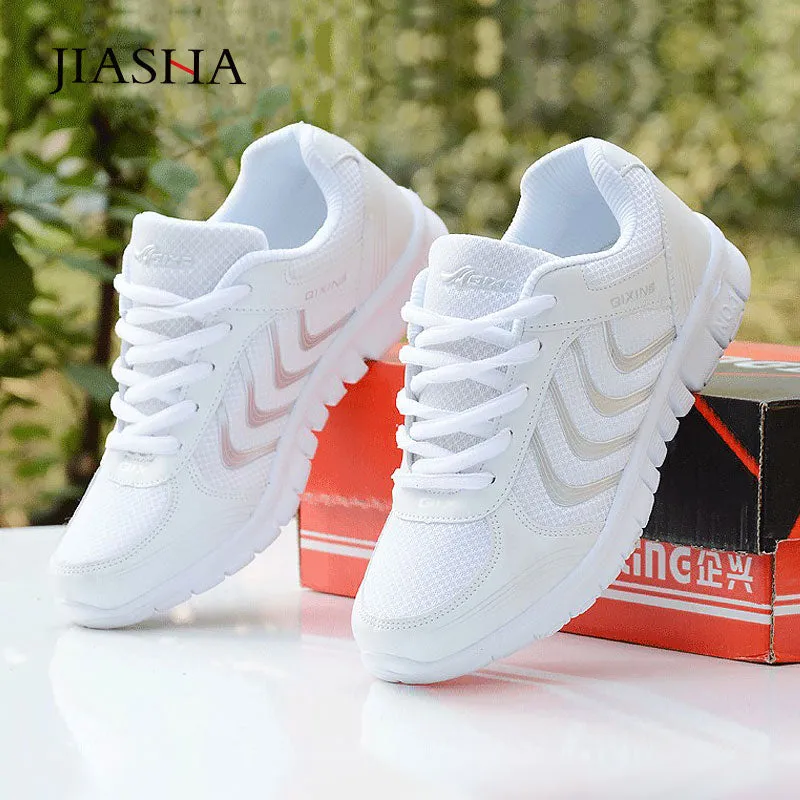 Sneakers women shoes mesh white casual shoes