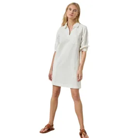 Split Neck Collared Dress