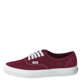 Ua Authentic (pig Suede)pomegrntsnwwht