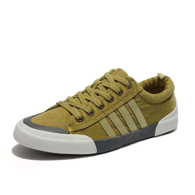 US SALE of Rock Style Breathable Casual Sneakers / Round Toe Lace-up Flat Shoes